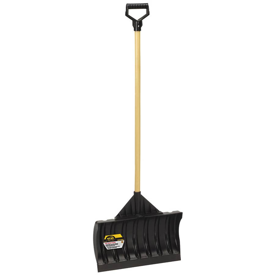 YOHO Quality Tools DualPurpose Poly Snow Shovel 18""