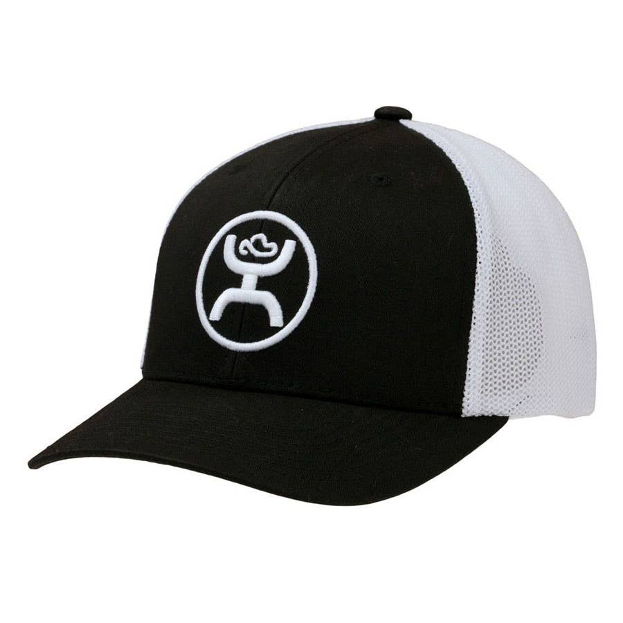 HOOey Men's Ohl Trucker Cap Black/White