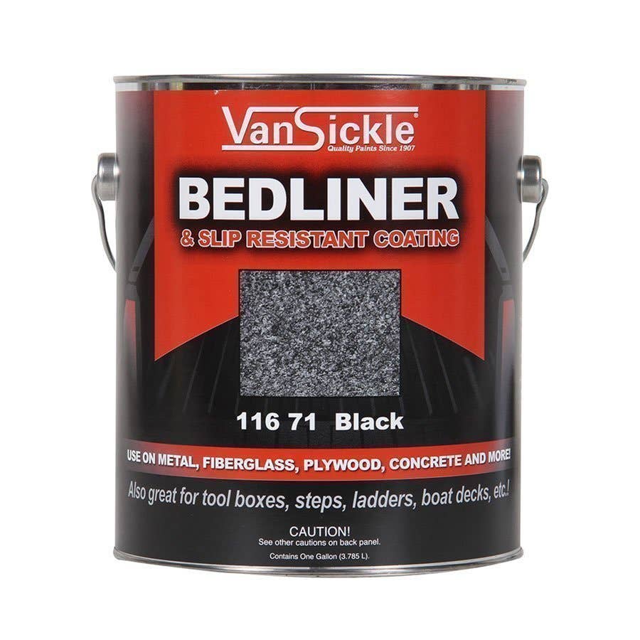 Van Sickle Bedliner and Slip Resistant Coating Paint Black