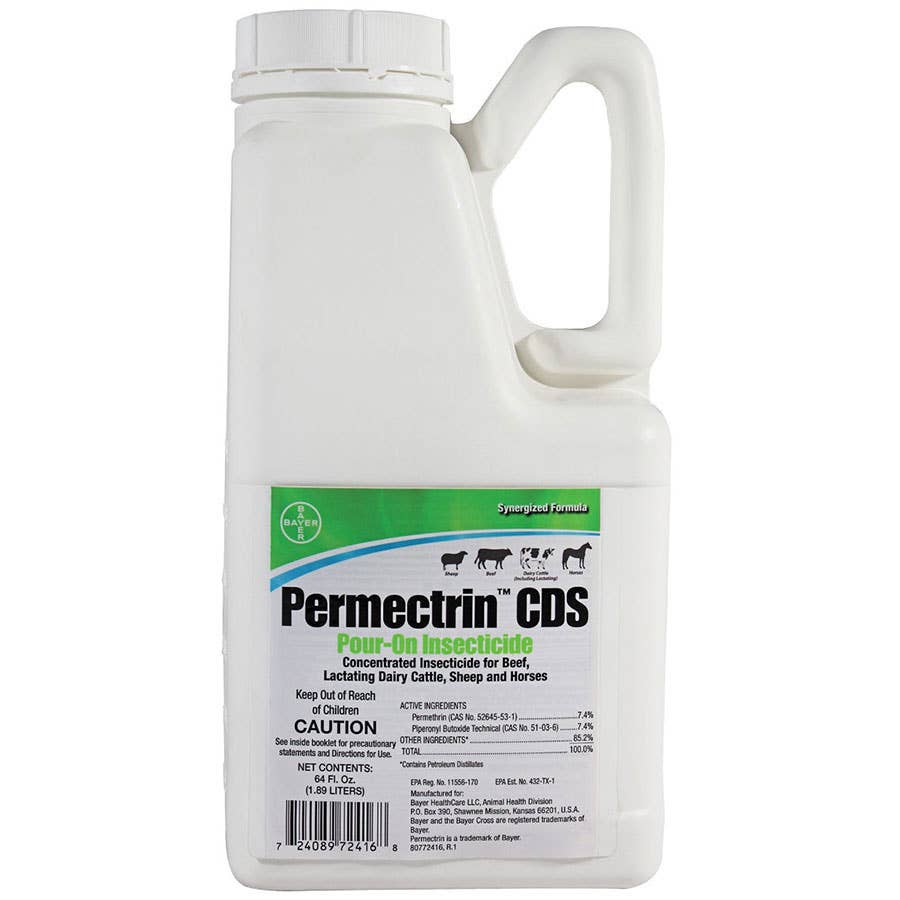 Bayer Permectrin CDS PourOn Insecticide