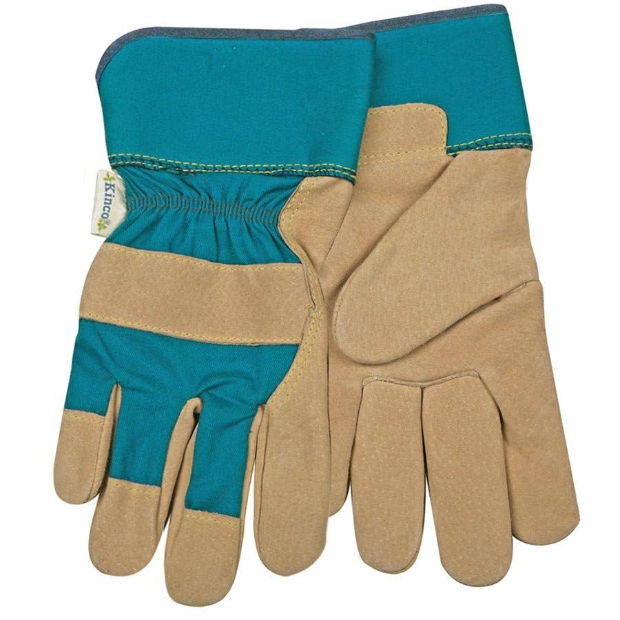 Kinco Unlined Pigskin Women's Work Glove w/ Rubberized Wrist North 40