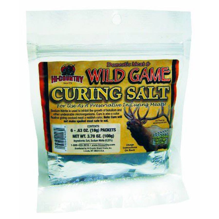 HiCountry Domestic Meat and WILD GAME Curing Salt 6 pk