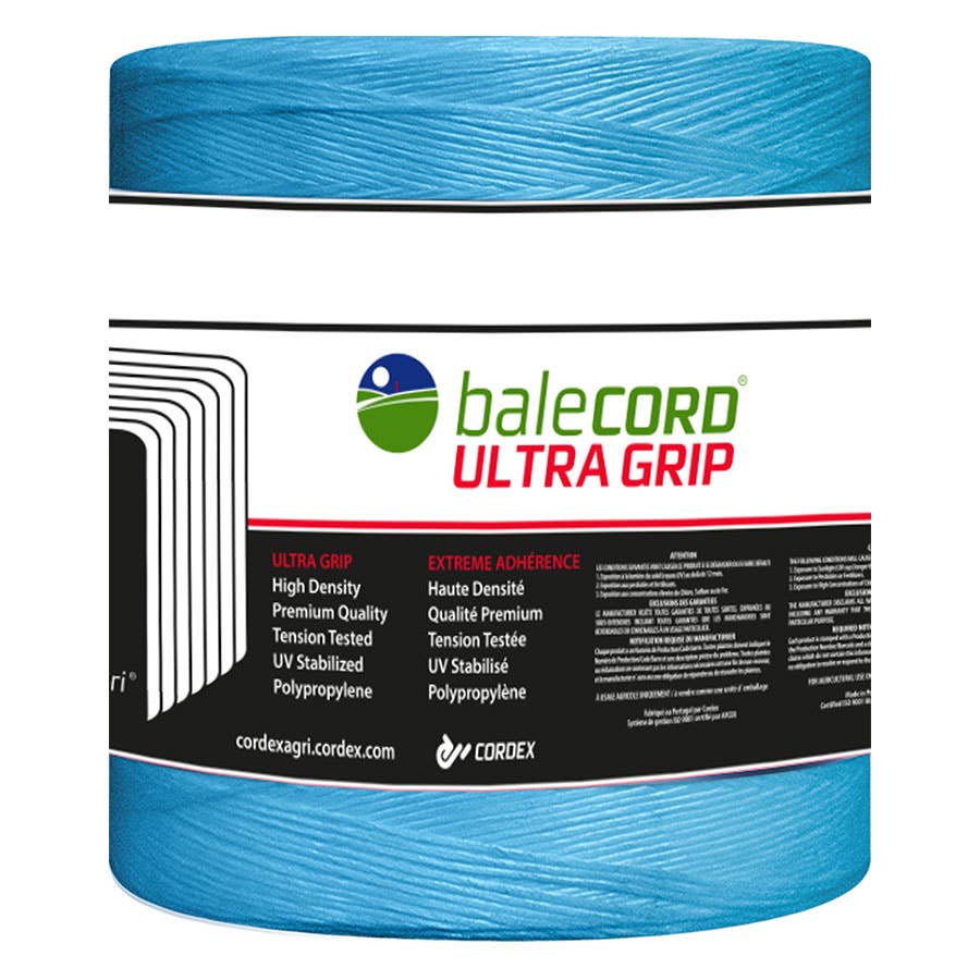 Cordex Balecord Ultra Grip Polypropylene Baler Twine 550 Lb. Knot Strength 4,000' Cream