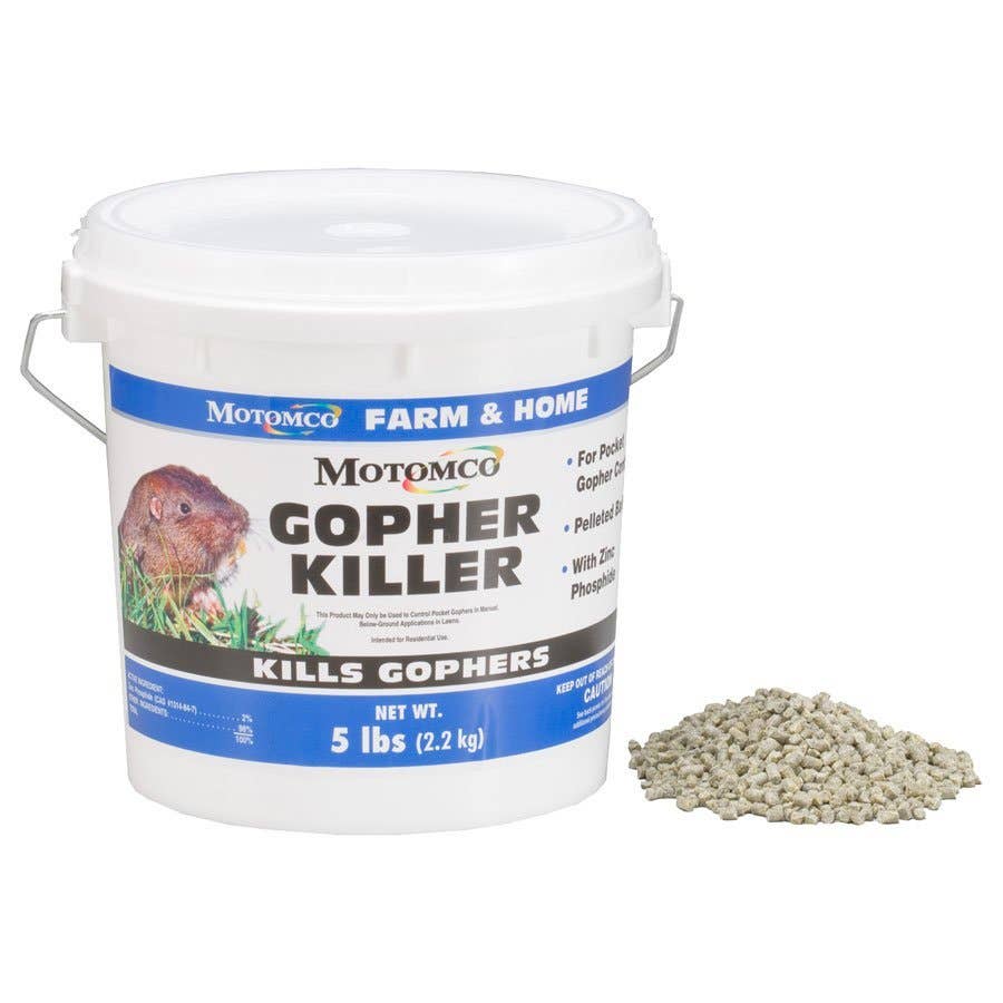 Motomco Gopher Killer Bait 5 Lbs.