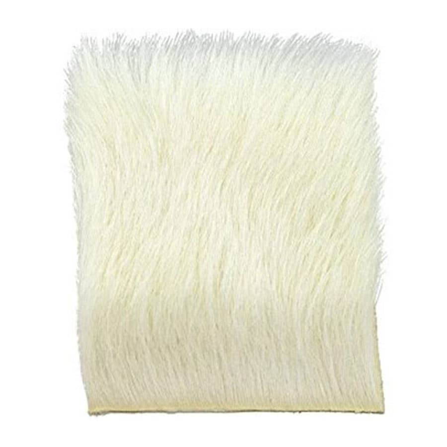 Hareline Calf Body Hair White