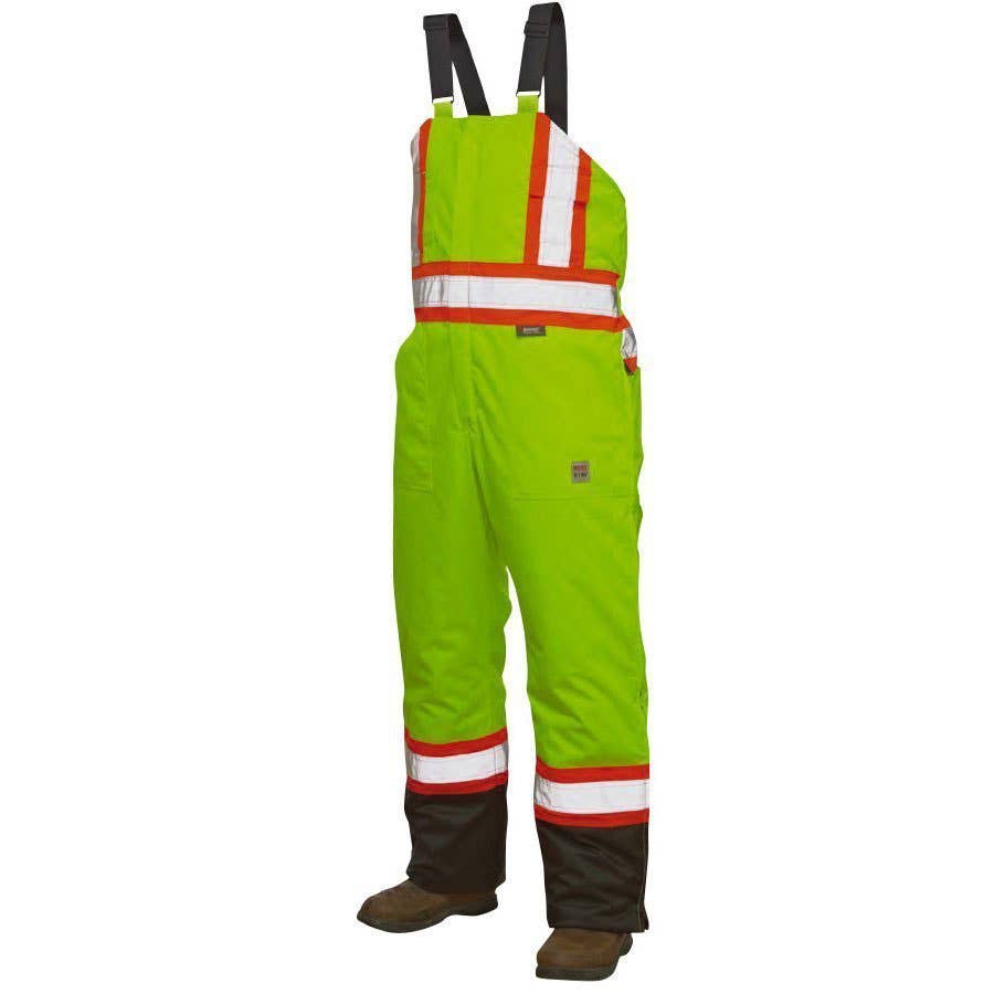 Work King Hi Vis Lined Safety Bib Overall North 40 Outfitters