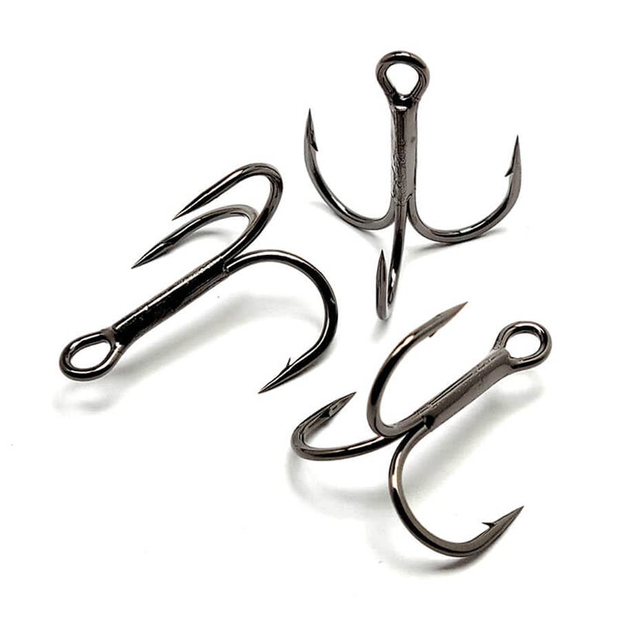 Gamakatsu 2x Strong Round Bend Treble Hooks
