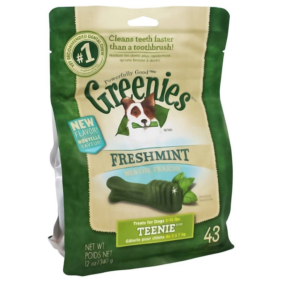 Greenies Freshmint Dental Treat for Dogs 12 oz