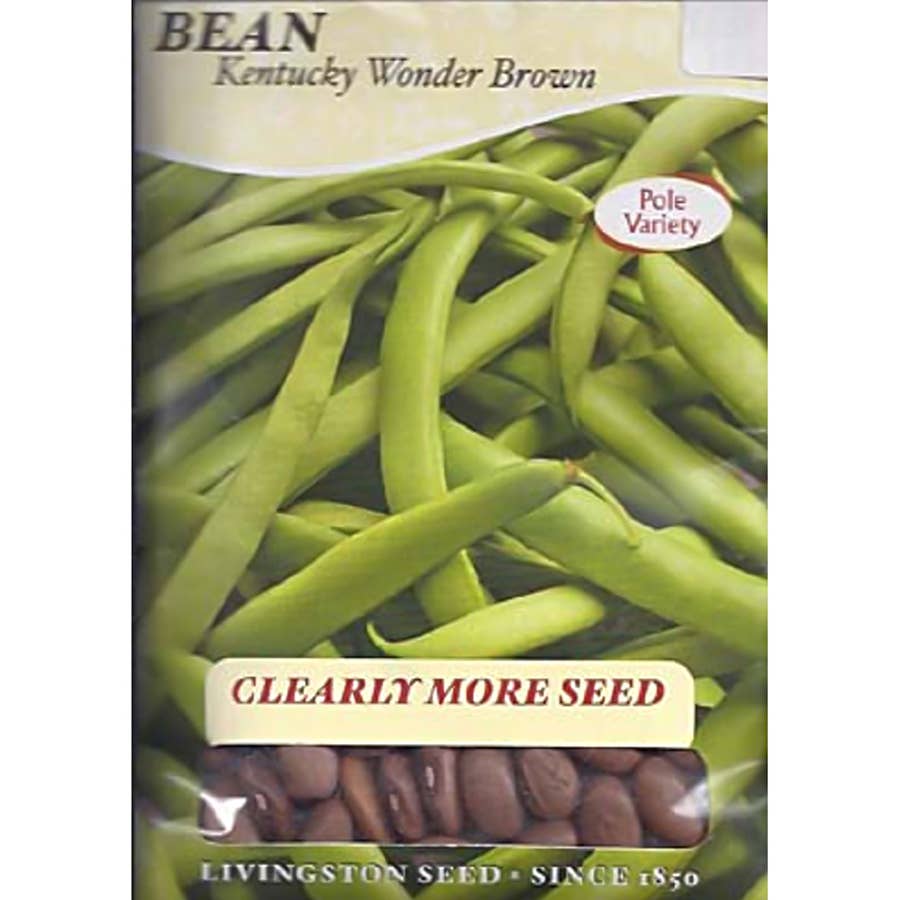 Livingston Seed Kentucky Wonder Brown Bean Seed