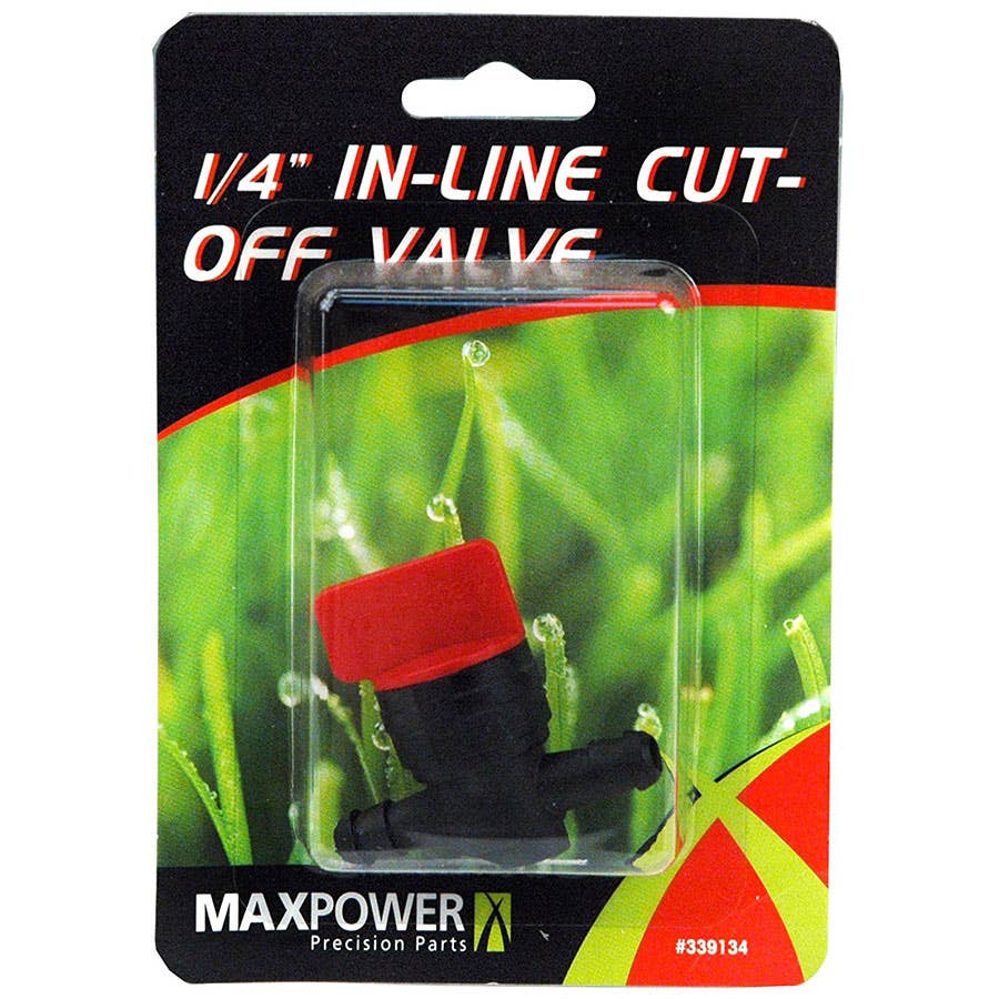 Maxpower Fuel InLine CutOff Valve 1/4""