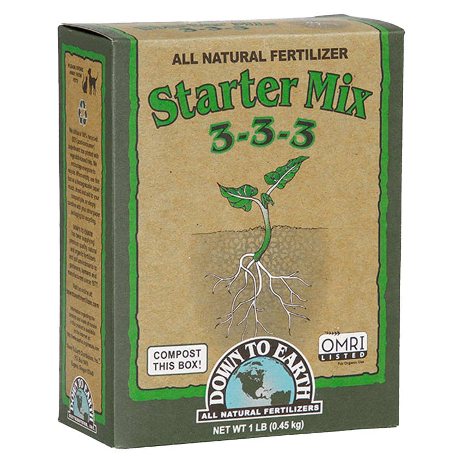 Down To Earth Starter Mix Fertilizer