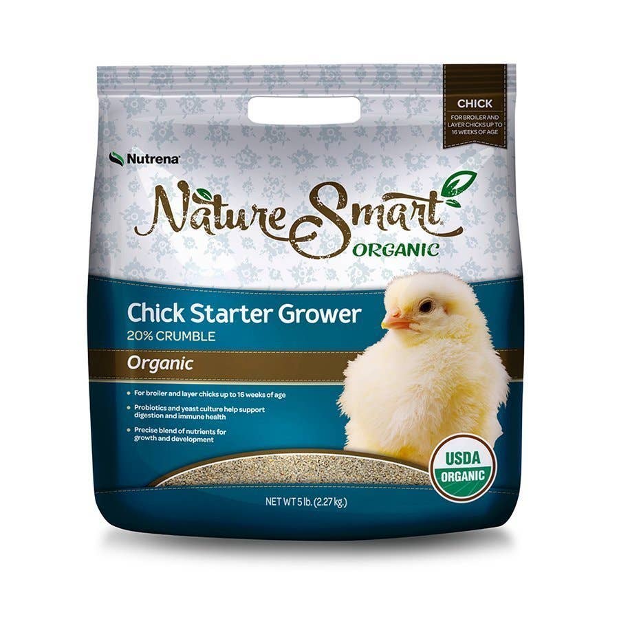 Nutrena Nature Smart Organic 20 Crumble Chick Starter/Grower Feed