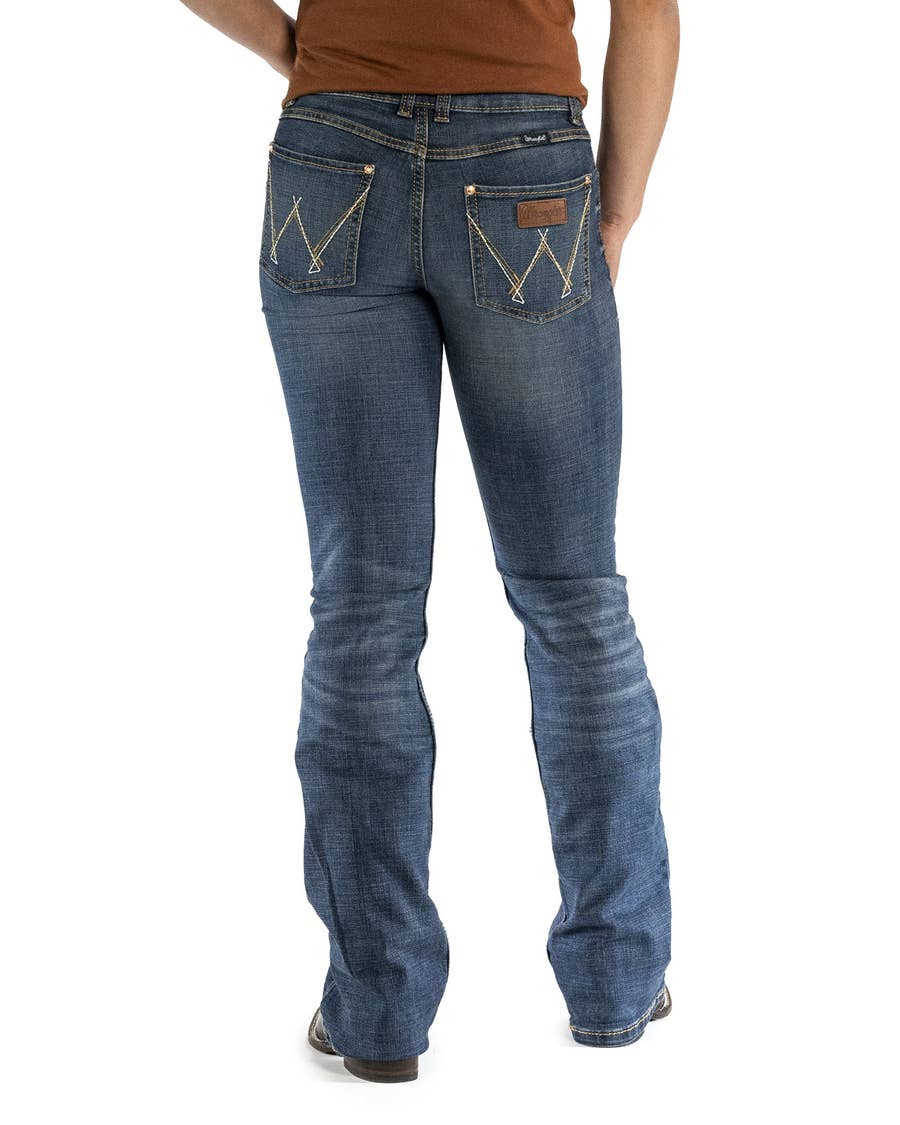09MWGNL Wrangler Girl's Premium Patch Boot Cut Jeans - Lacie main image 1