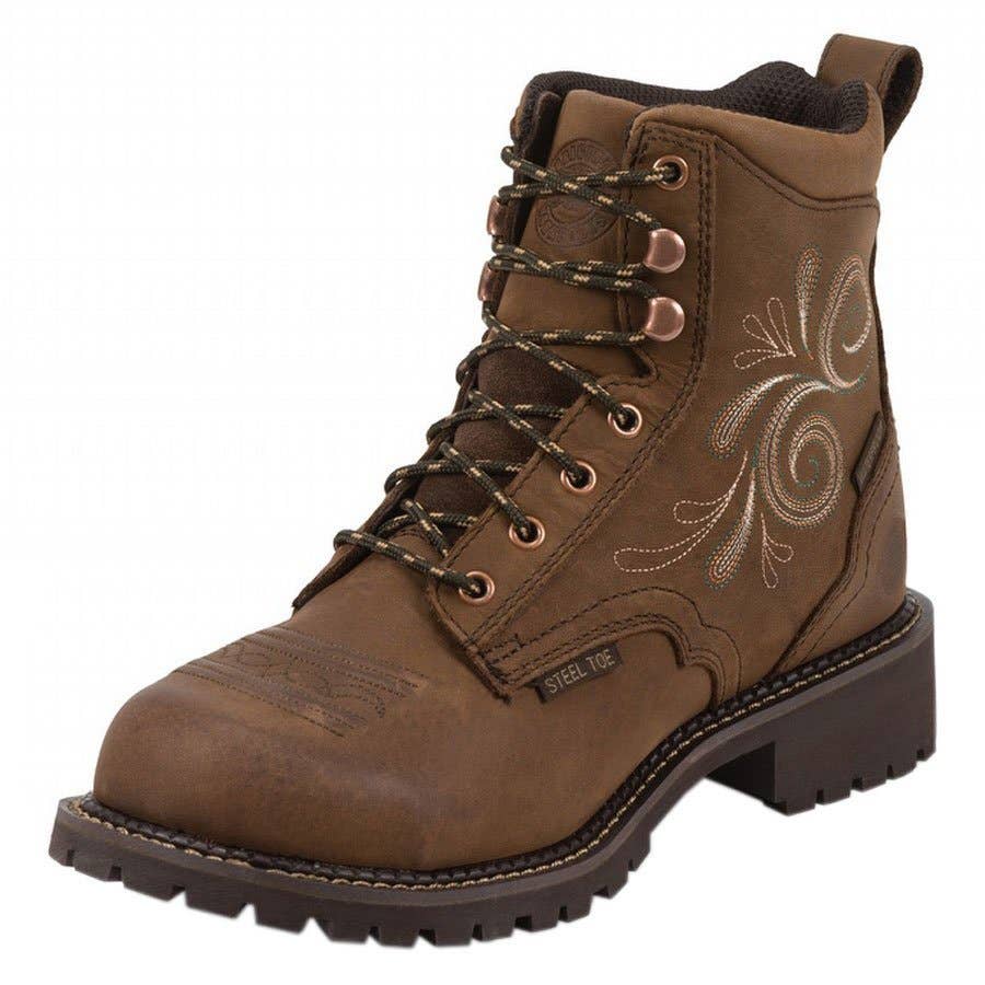 Justin Original Work Boots Women's Waterproof Steel Toe Katerina Work