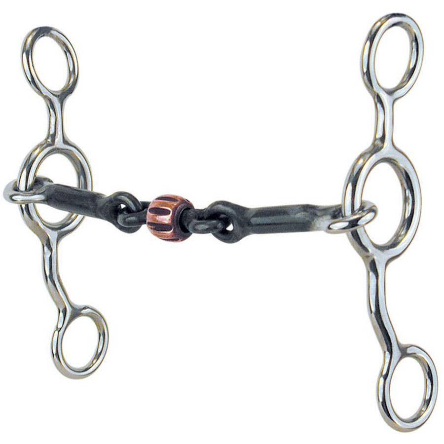 Reinsman Junior Cow Horse Sweet Iron Snaffle Bit 3 pcs