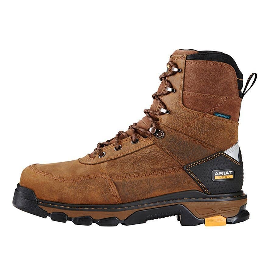 Ariat Men's Square Composite Toe Waterproof Intrepid Work Boots - Rye Brown