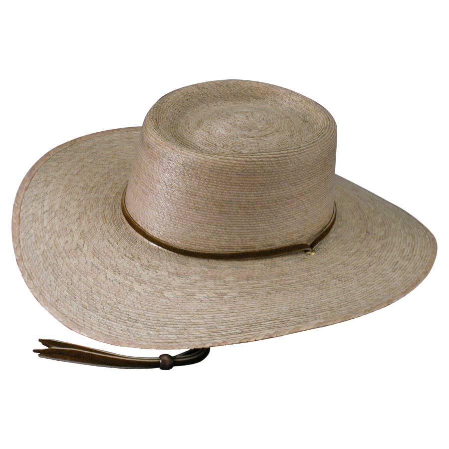 Pinedale Palm Leaf Cowboy Hat - Straw 