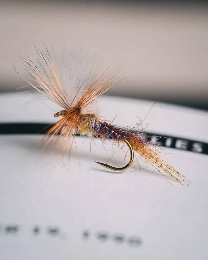 Big messy march brown emerger for those spring browns. Based on a Gareth  Lewis pattern Hook-size 14 fulling mill czech nymph hook Thread-textreme  brown 8/0 from@chucknduckflytying Tail-mallard Body- dj dubbing ultra hare, image size:800x1000