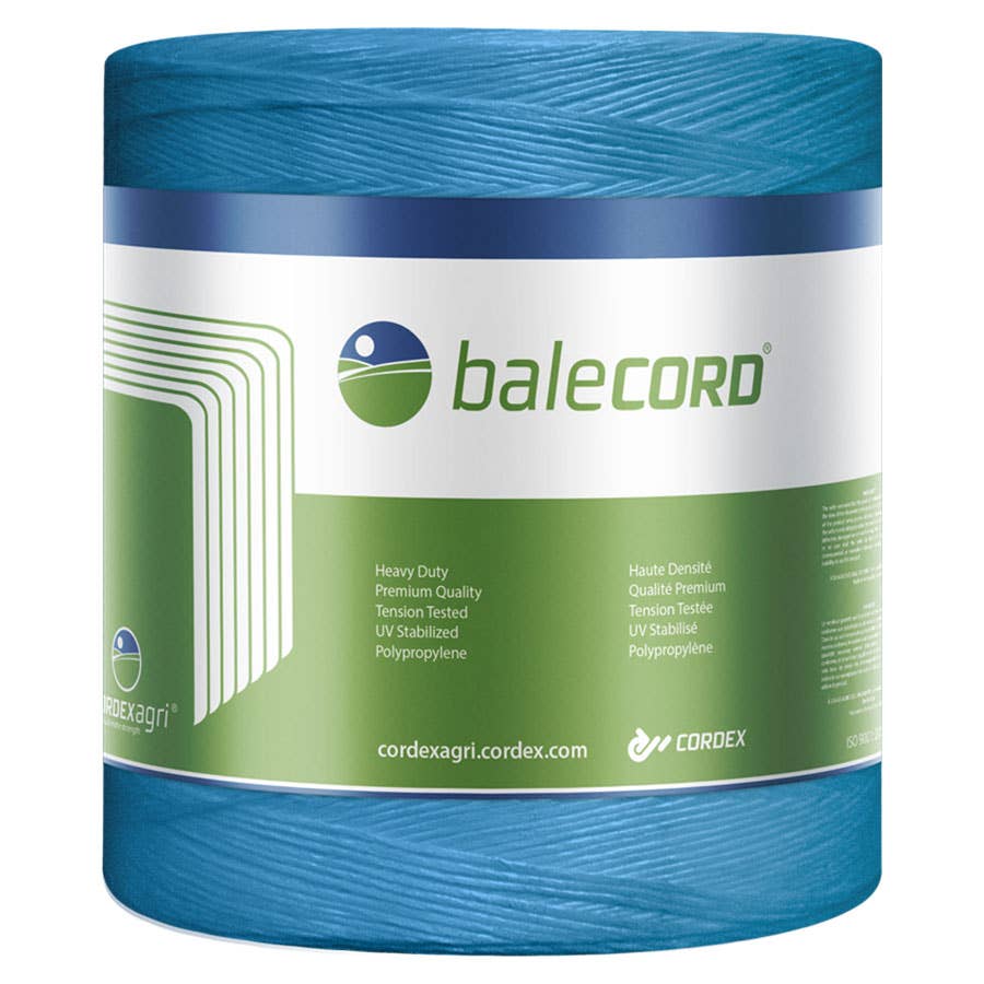 Cordex Balecord Polypropylene Baler Twine 170 Lb. Knot Strength 9,600'