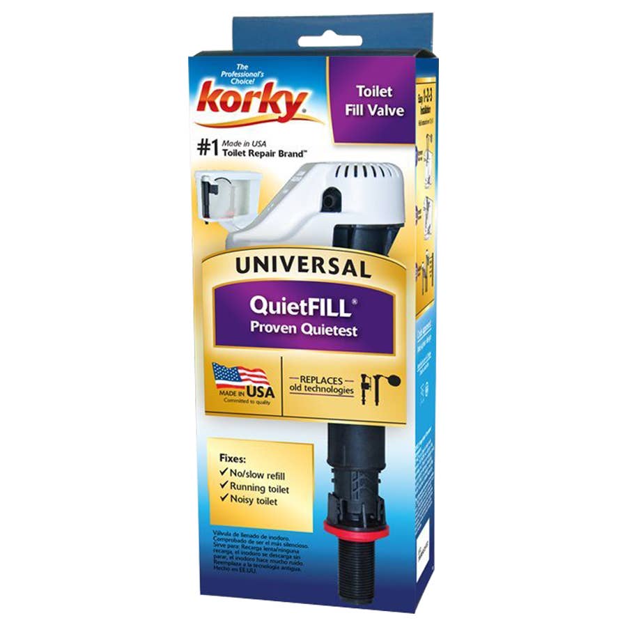 korky fill valve not shutting off
