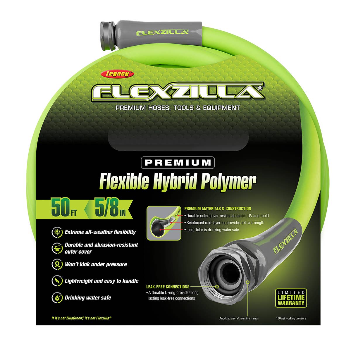 Teknor Apex NeverKink Series 2000 Ultra Flexible Garden Hose, 5/8-Inch