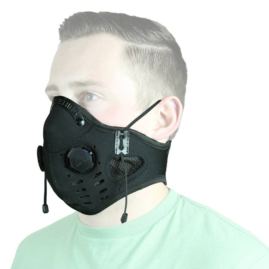ATV Tek Elite Neoprene Dust Mask Black