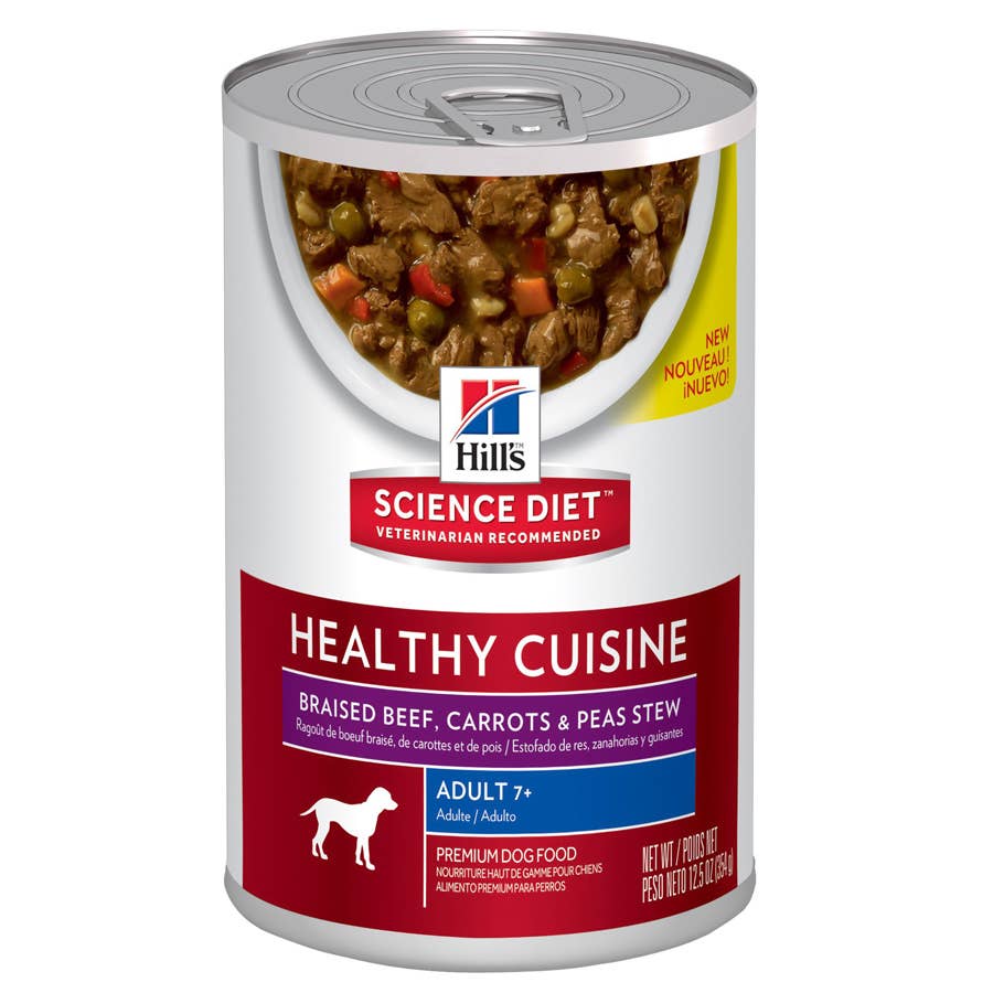 Hill's Science Diet Healthy Cuisine Adult +7 Braised Beef, Carrots