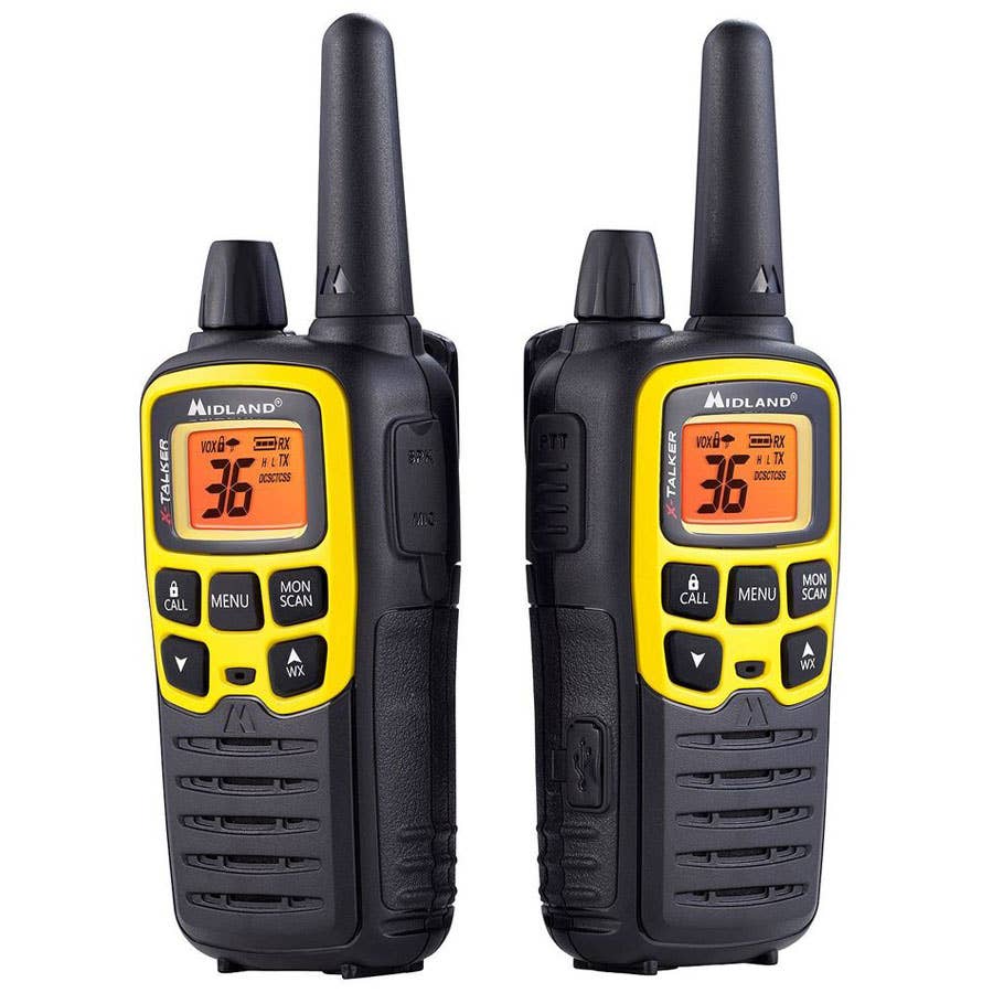 Midland Two Way XTalker Radio 32 mi Yellow