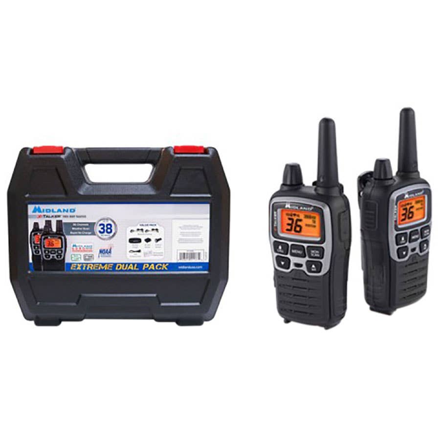 Midland Two Way XTalker Radio 38 mi Black