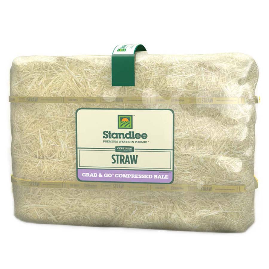 Standlee Premium Western Forage Certified Straw Grab & Go Compressed Bale
