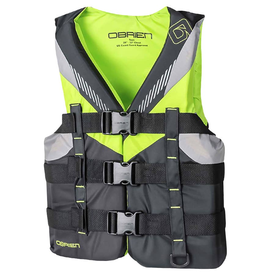O'Brien Boy's Teen Nylon Life Vest Lime