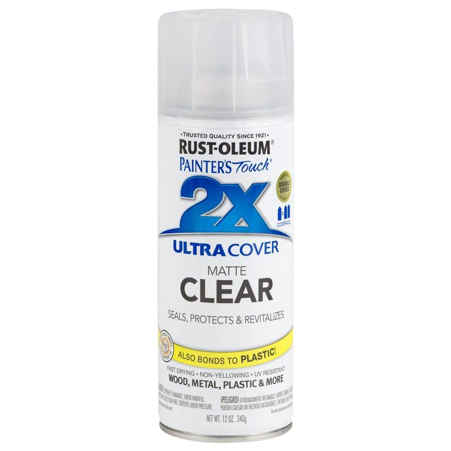 RustOleum Painter's Touch 2X Ultra Cover Matte Spray Clear