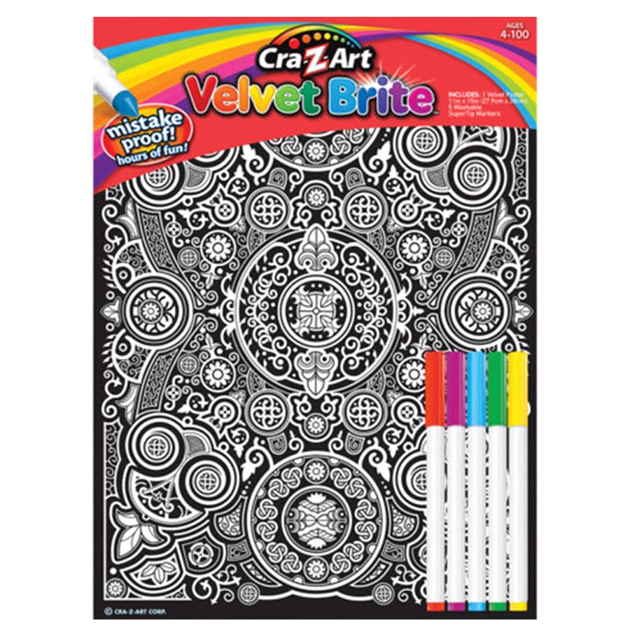 CraZArt Velvet Brite Poster