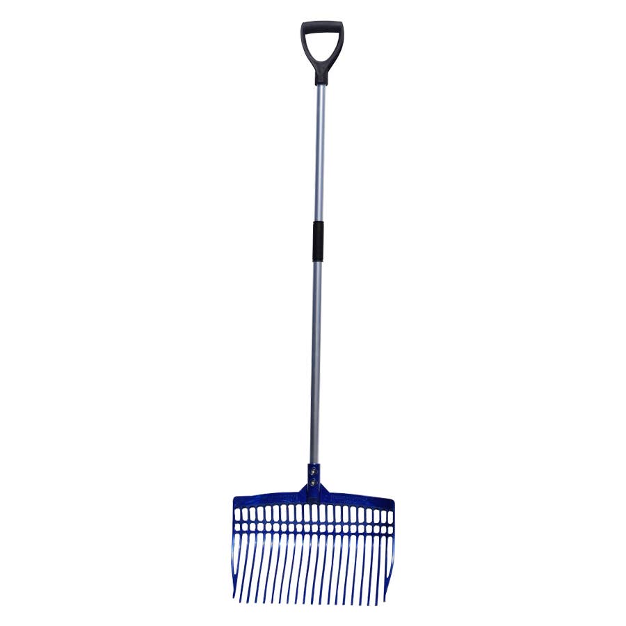 Tuff Stuff Heavy Duty Stall Fork Aluminum Handle Blue