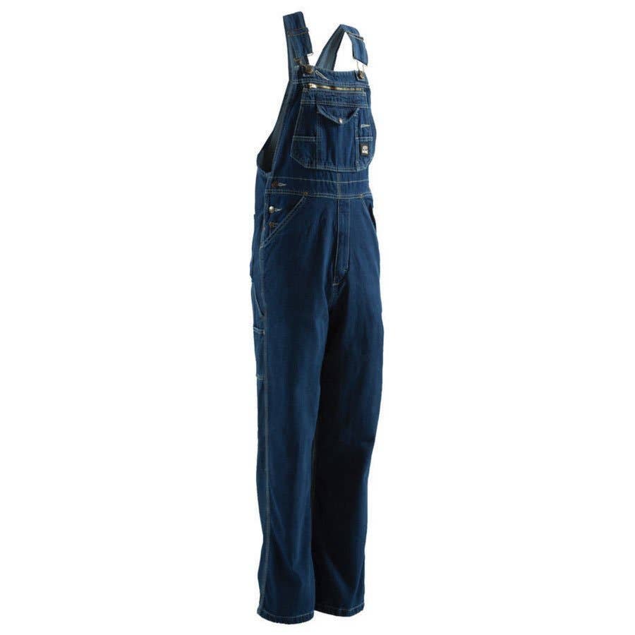 Berne Apparel Original Unlined Washed Denim Bib Overall