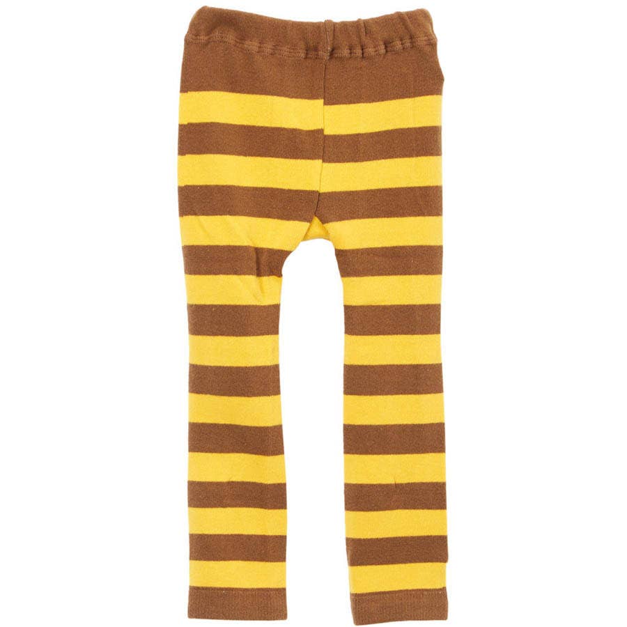 Doodle Pants Kid's Infant/Toddler Woodland Bear Leggings Yellow