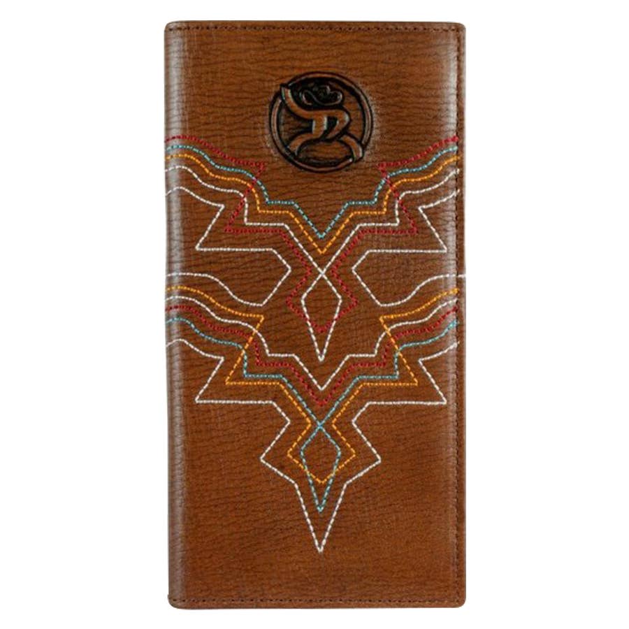 HOOey Men's Signature Tool Cutout Rodeo Wallet