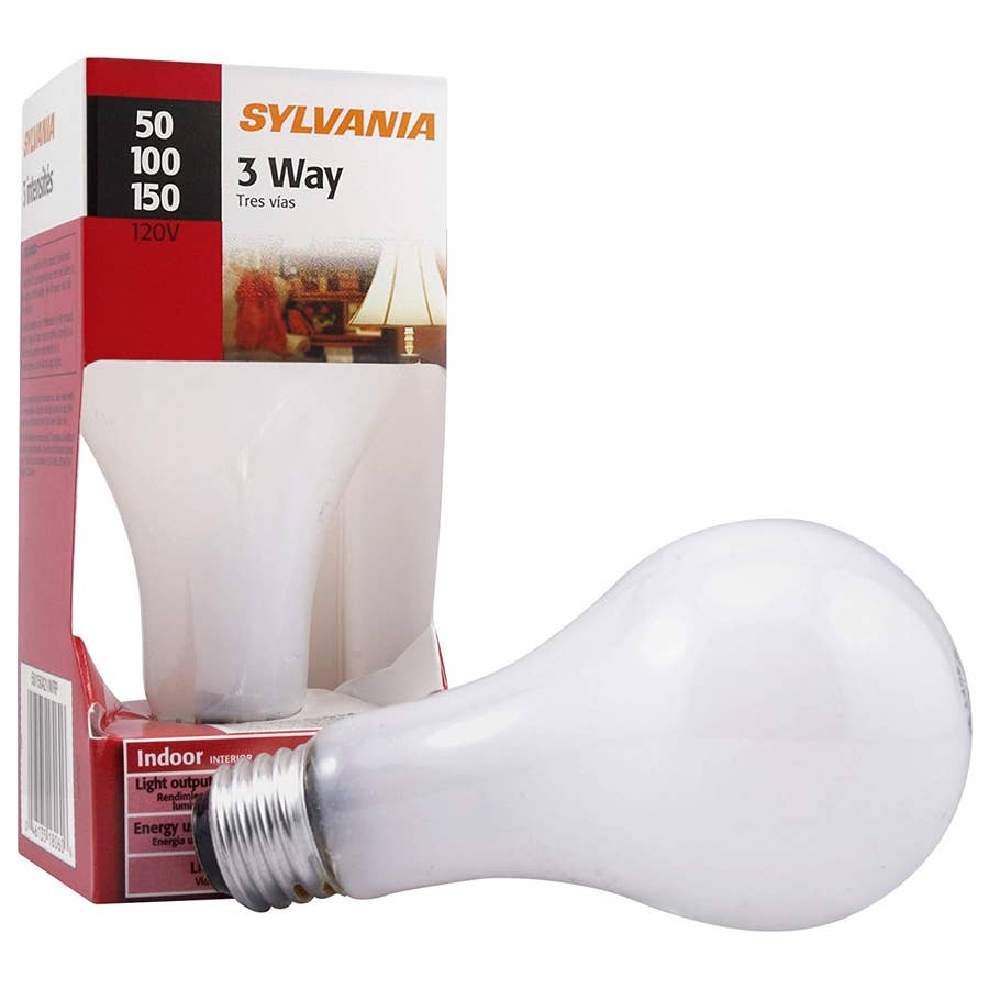 Sylvania A21 150w 3Way Incandescent Light Bulb Soft White