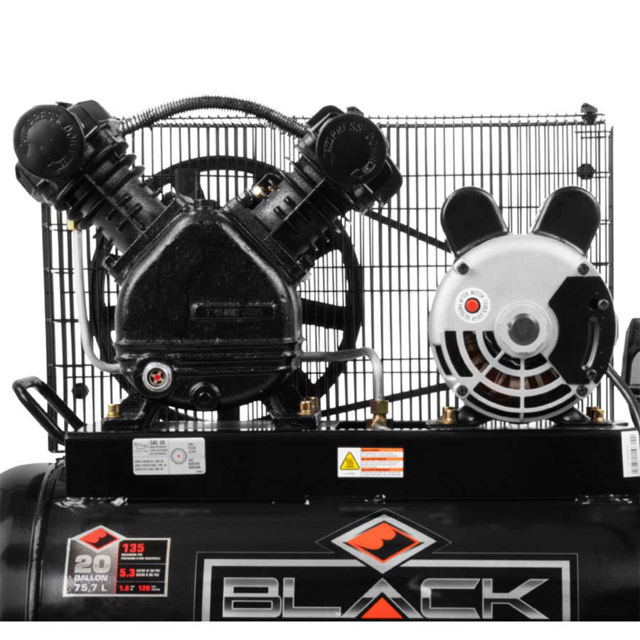 Black Diamond V-Twin Horizontal Compressor - 20 gal