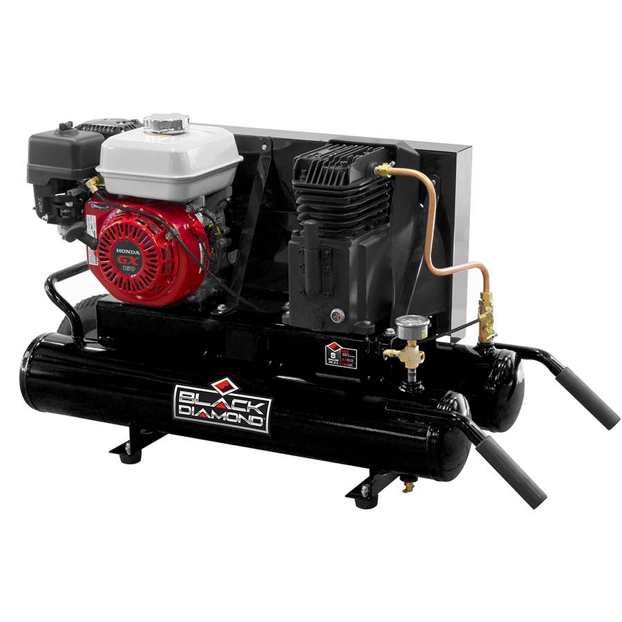 Black Diamond 8 Gallon Cast Iron Single Stage Air Compressor