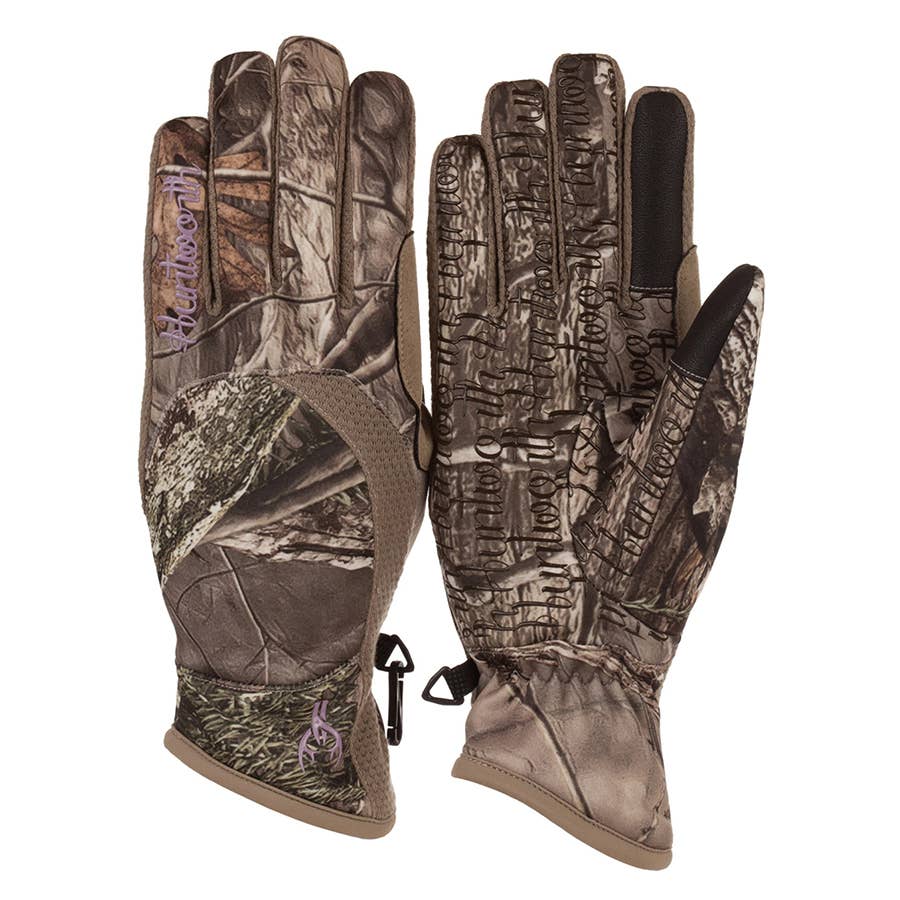 Huntworth Women's Mid Weight Stealth Hunting Gloves Hiddn Camo