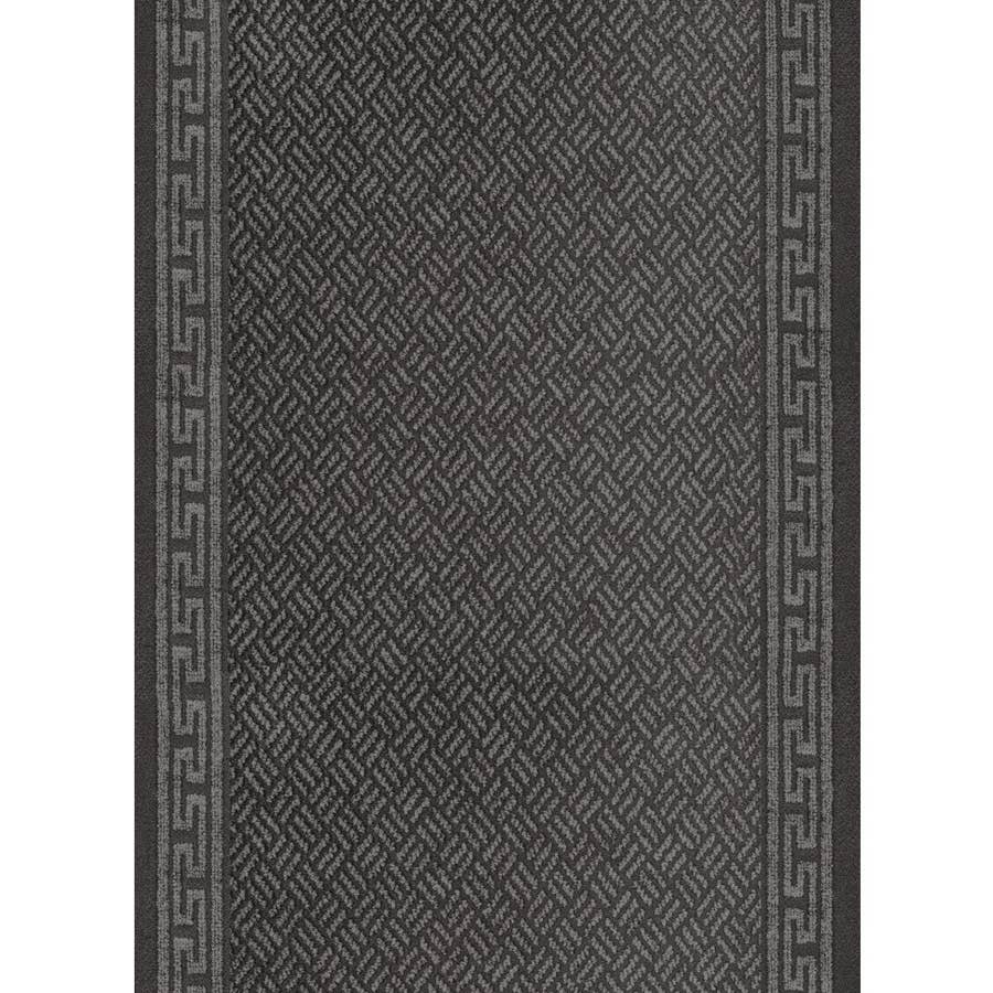 Multy Home Greek Key Carpet Runner Gray BULK