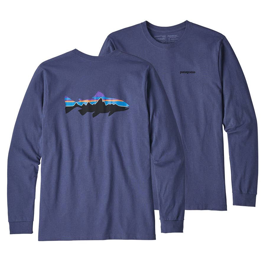 Patagonia Men's Fitz Roy Trout Cotton T-Shirt