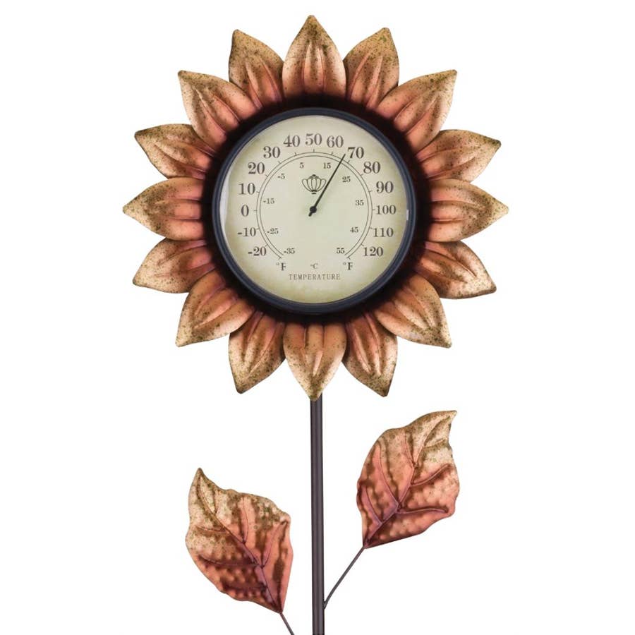 Regal Art & Gift Garden Stake Flower Thermometer