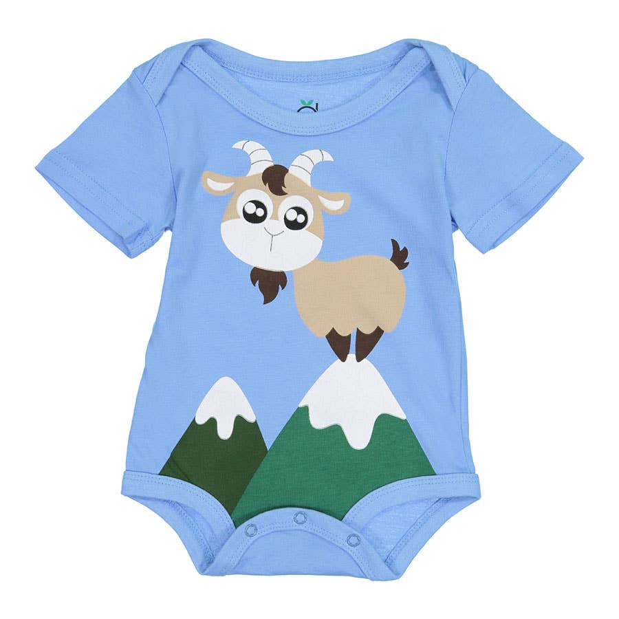 Doodle Pants Kid's Infant/Toddler Billy The Goat Onesie Multi