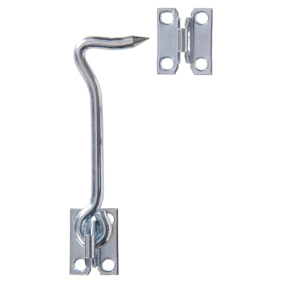 Hardware Essentials Gate Hook Latch with Plate Staples