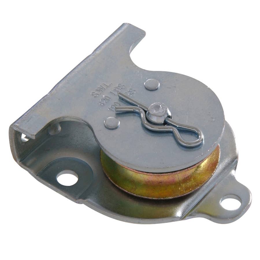 Hardware Essentials Single Sheave Wall and Ceiling Mount Pulley