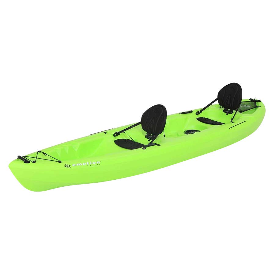 Emotion Spitfire 12T Tandem Kayak - Lime Green