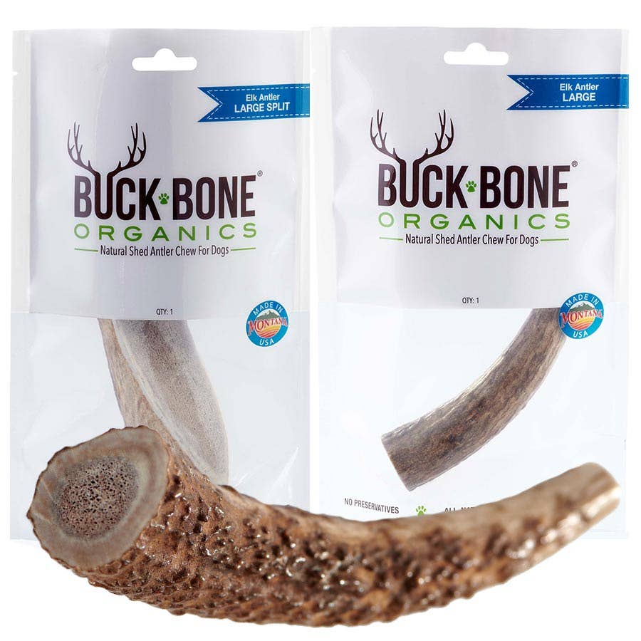 Buck Bone Organics Elk Antler Dog Chew