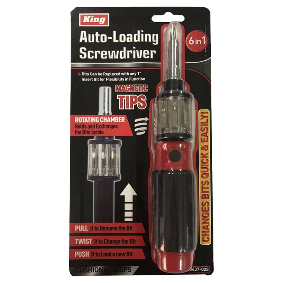 King Tools & Equipment Quick Load Ratcheting Screwdriver